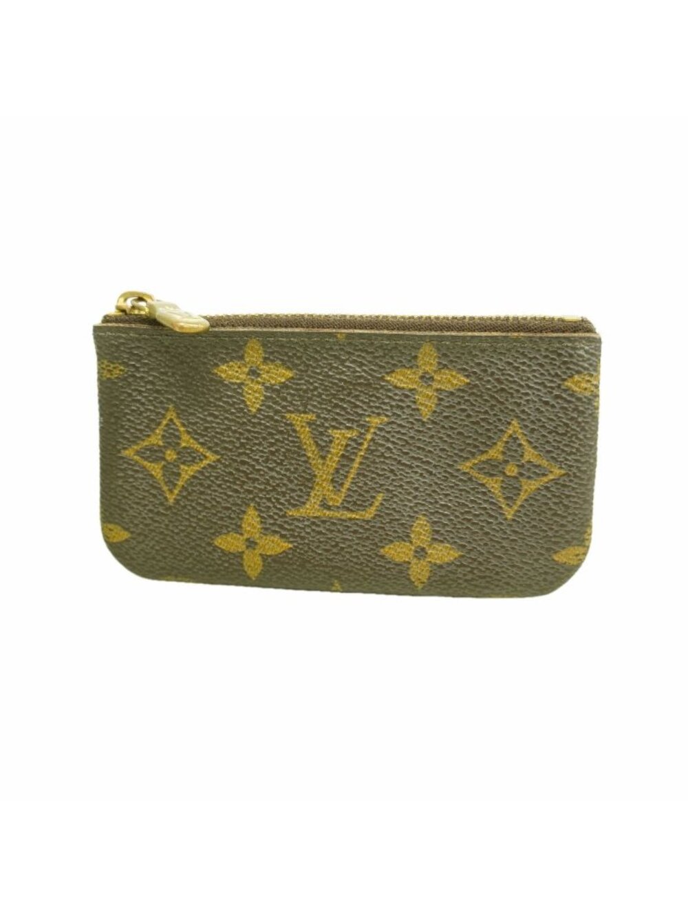 Louis Vuitton Coin Purse Monogram Pochette Cles Brown